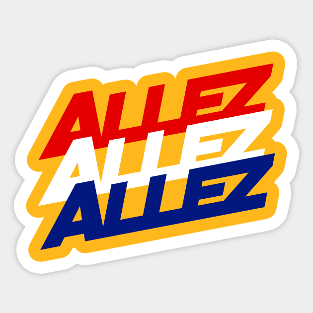 ALLEZ ALLEZ ALLEZ Sticker by reigedesign